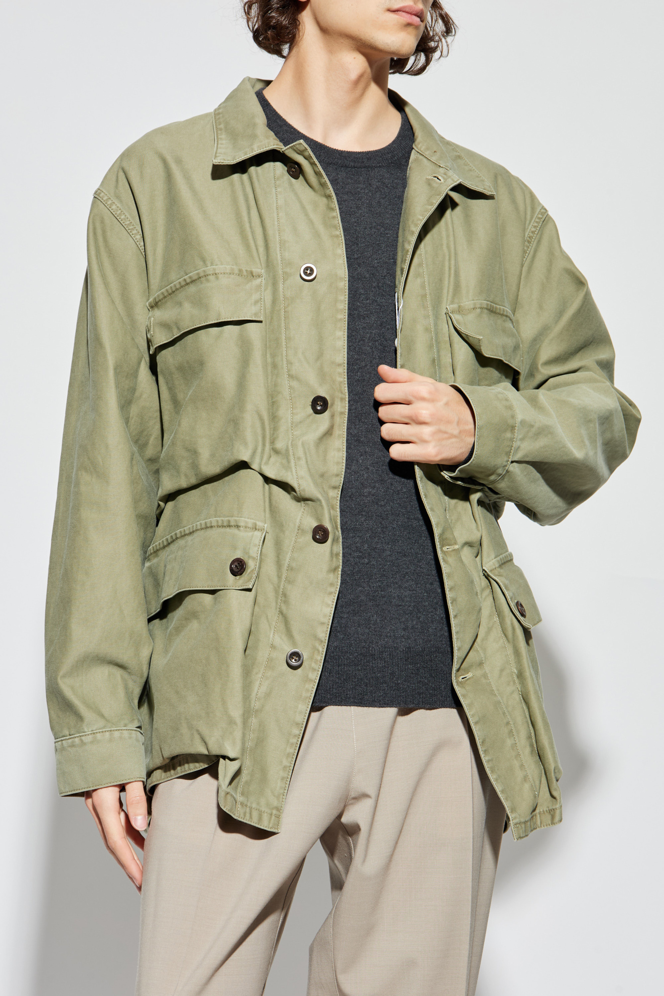 Maison Margiela Cotton jacket with pockets | Men's Clothing